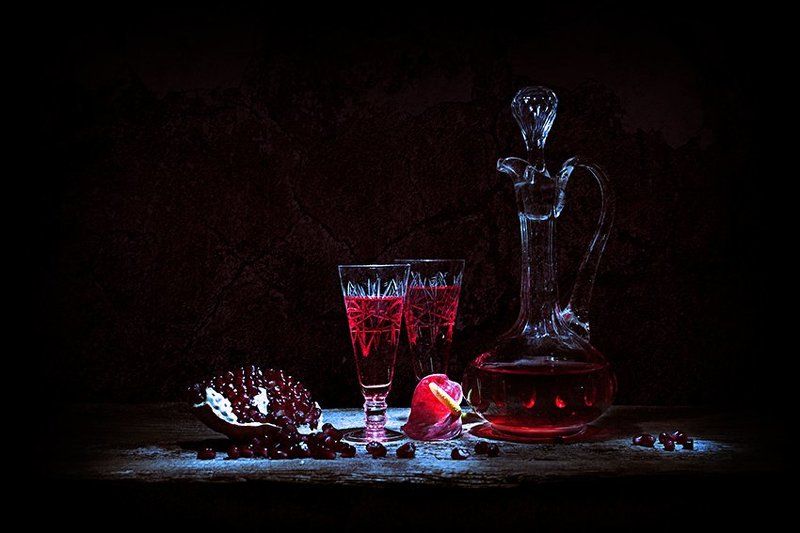 Гранат и ликёр фото превью