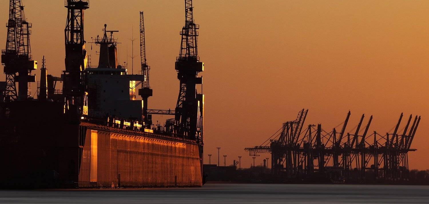 германия, гамбург, эльба,вечер, Игорь Дубровский