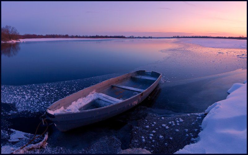 зима, шатура, лодка, озеро, снег О ЛОДКАХ ШАТУРЫ 2. фото превью