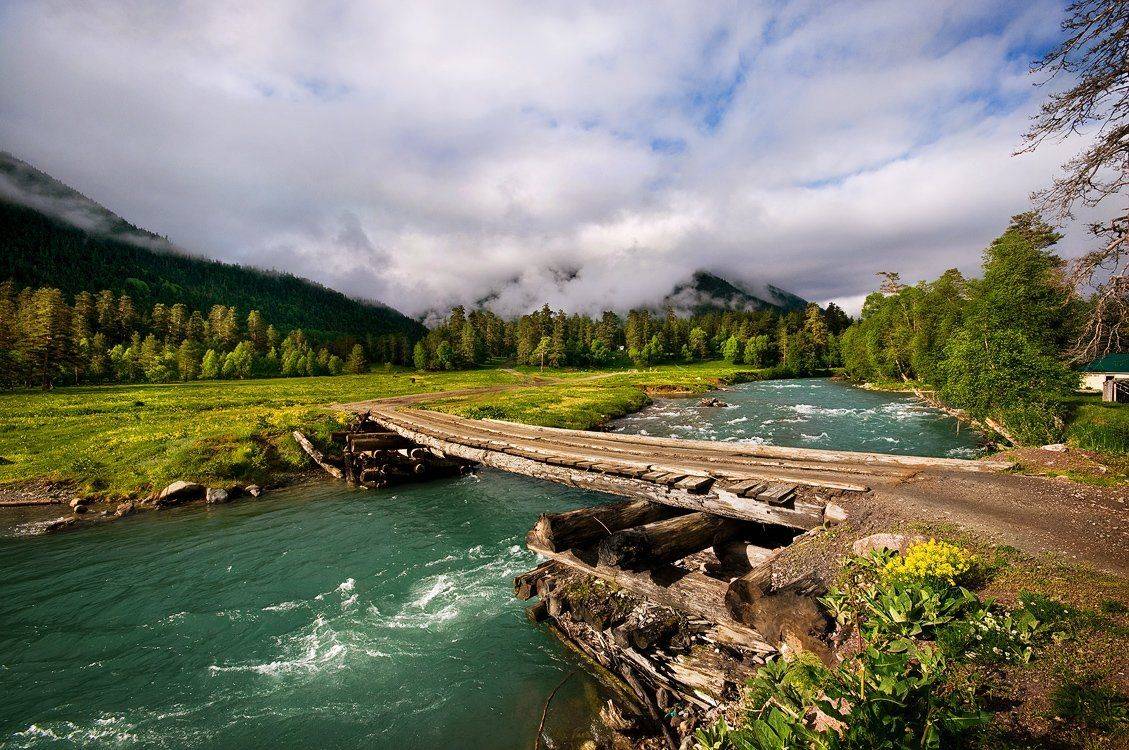 р.псыш, архыз,  переправа, Месилов Сергей