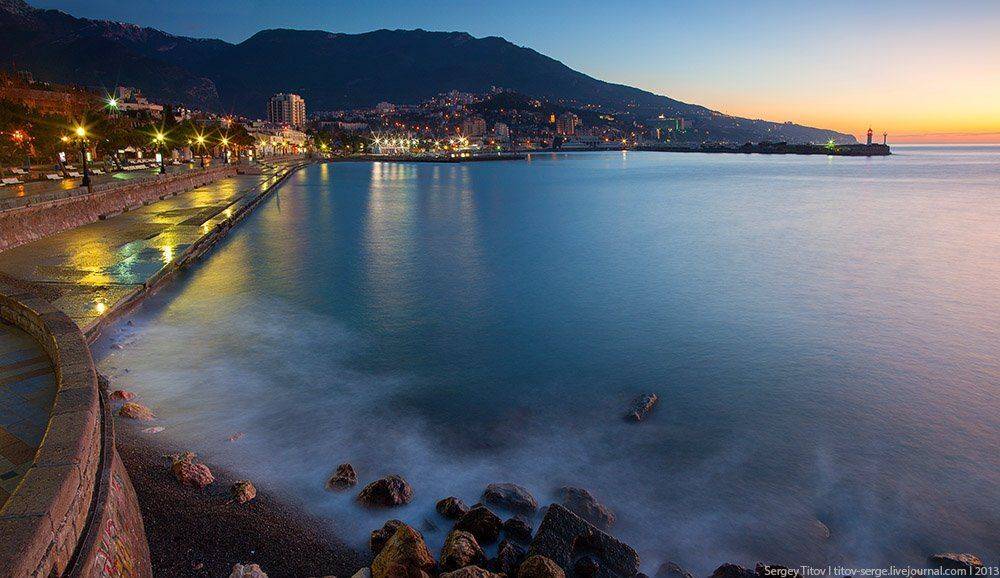 крым, море, камни, пляж, ялта, Serge Titov