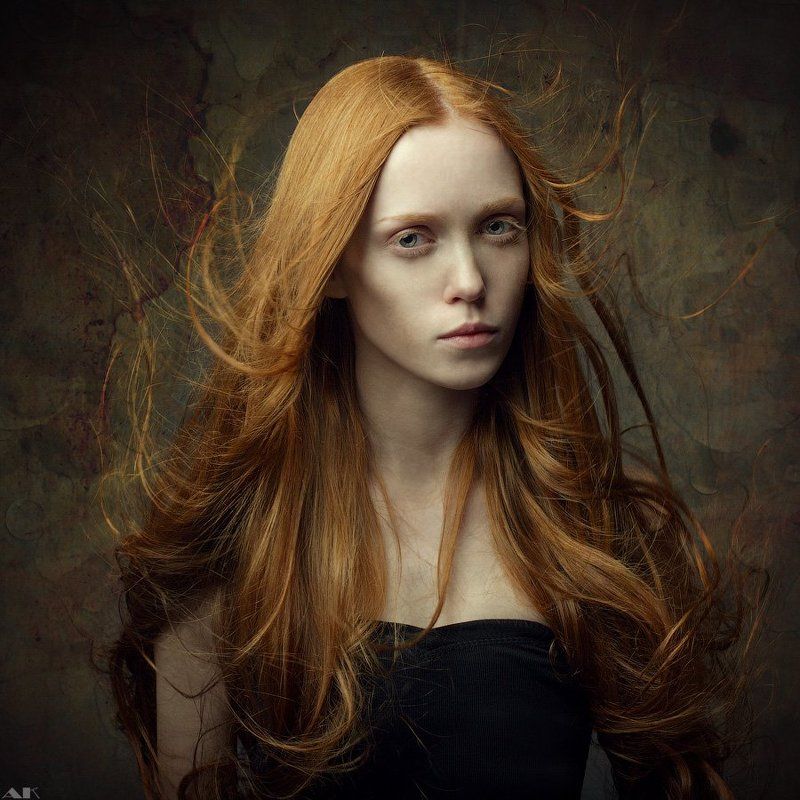 red, hair, fury, portrait Red fury фото превью