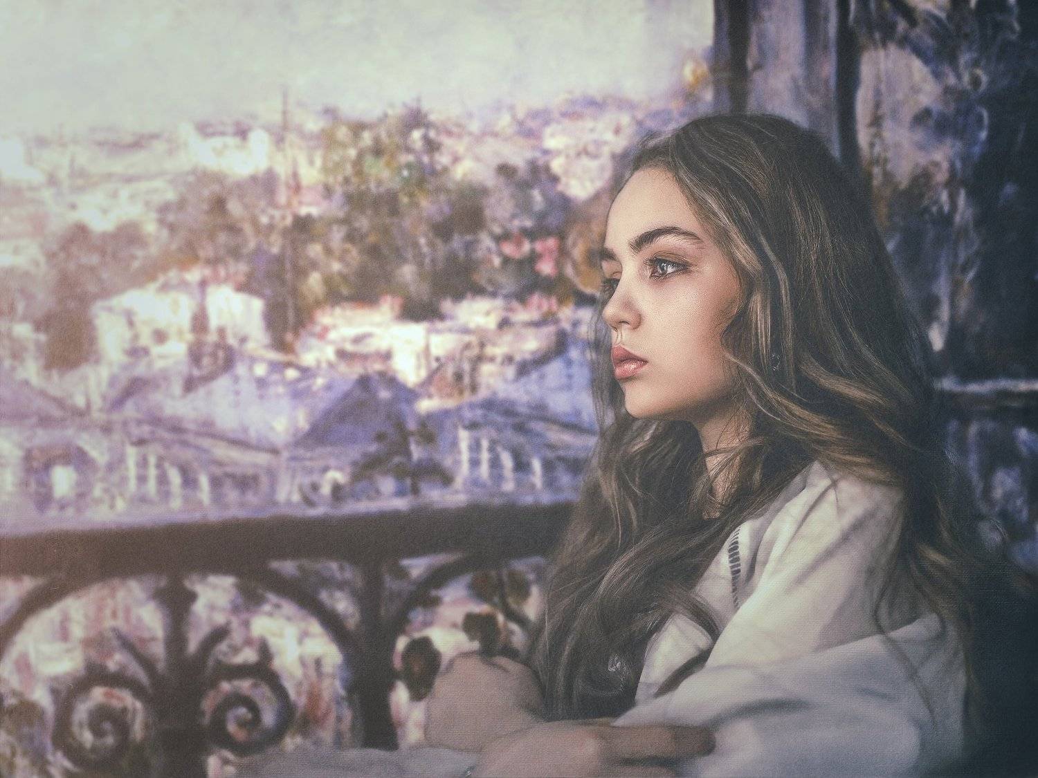 fine art, город, классика, портрет, стилизация, Владимир Воронов