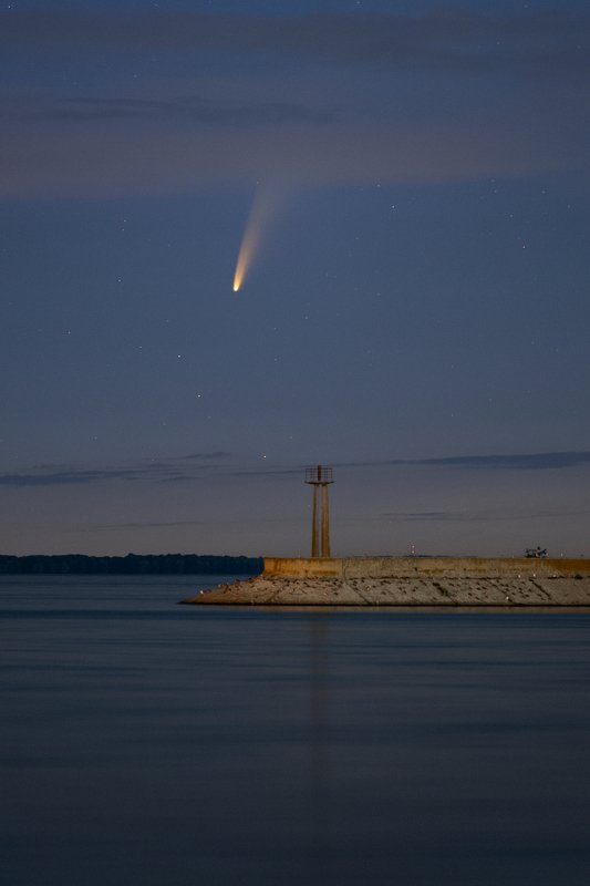 гостья из далекого космоса, комета С/2020 F3 NEOWISE фото превью