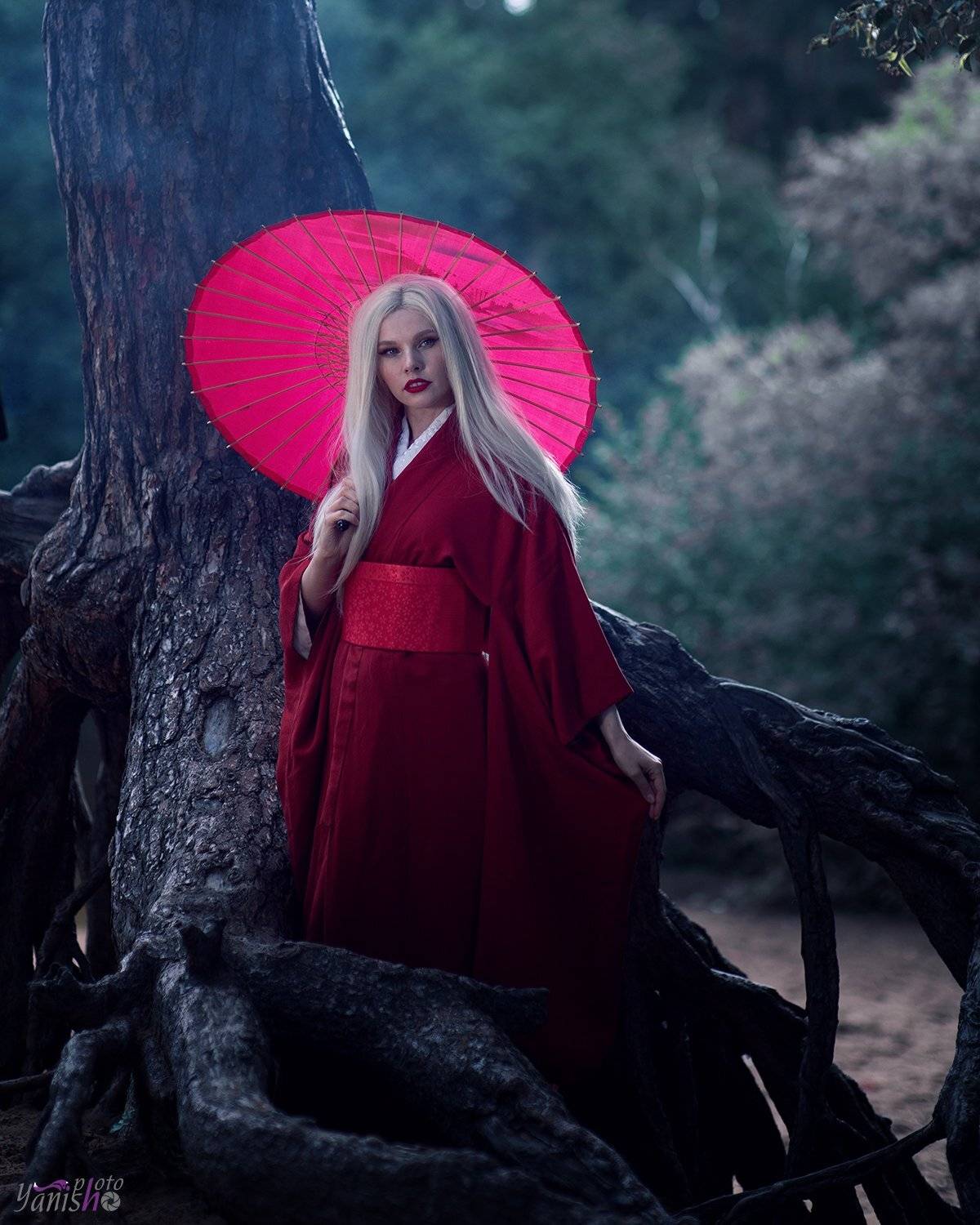 гейша, Япония, мифы, сказание, лес, ведьма, девушка, Янина Ермакова