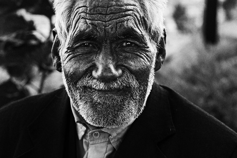 portrait, old man, iran Old man фото превью
