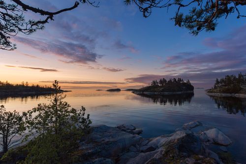 Предрассветный час на Ладоге