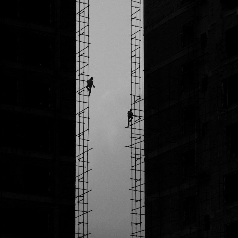 art blackandwhite street hard work 2 фото превью