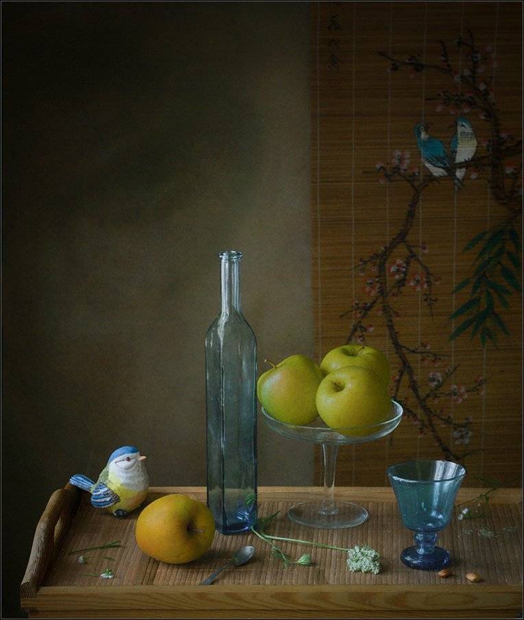 Натюрморт с яблоками. Автор: Stein Georg , Stein Georg