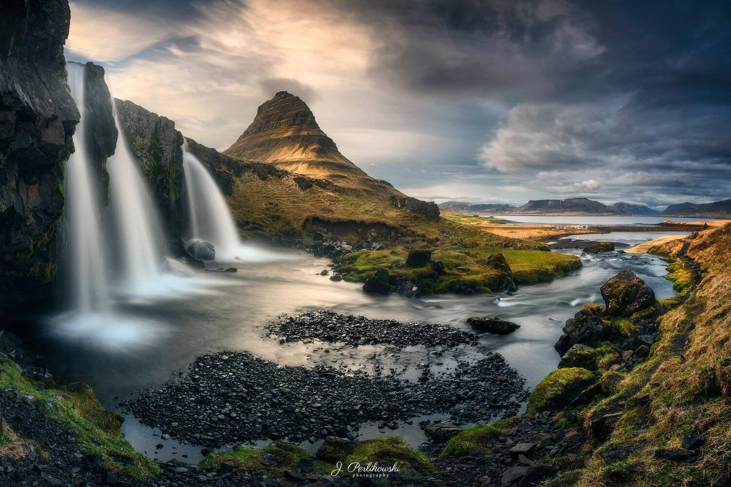 iceland, kirkjufell, mountain, mountains, water, waterfall, landscape, amazing place,, Jakub Perlikowski
