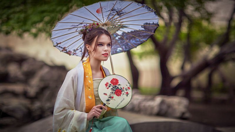 портрет, красота, модель, жанр, rekhov Китай фото превью