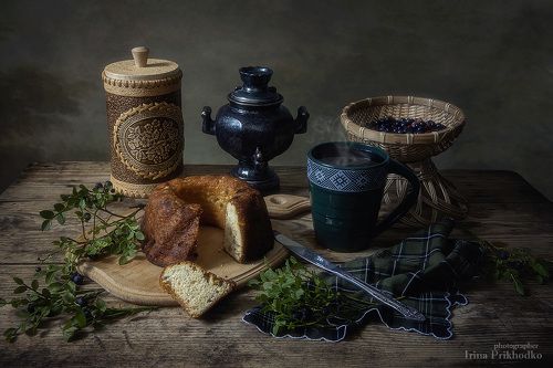 Черничный кекс
