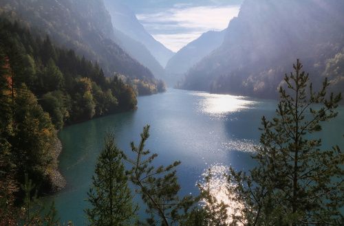 Вечер в Альпах