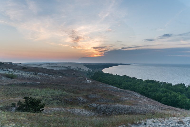 Утро над дюнами фото превью