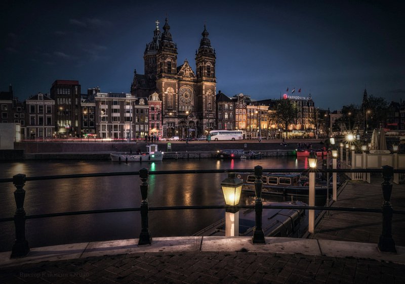 амстердам, амстел, канал, amsterdam, niderland Амстердам фото превью