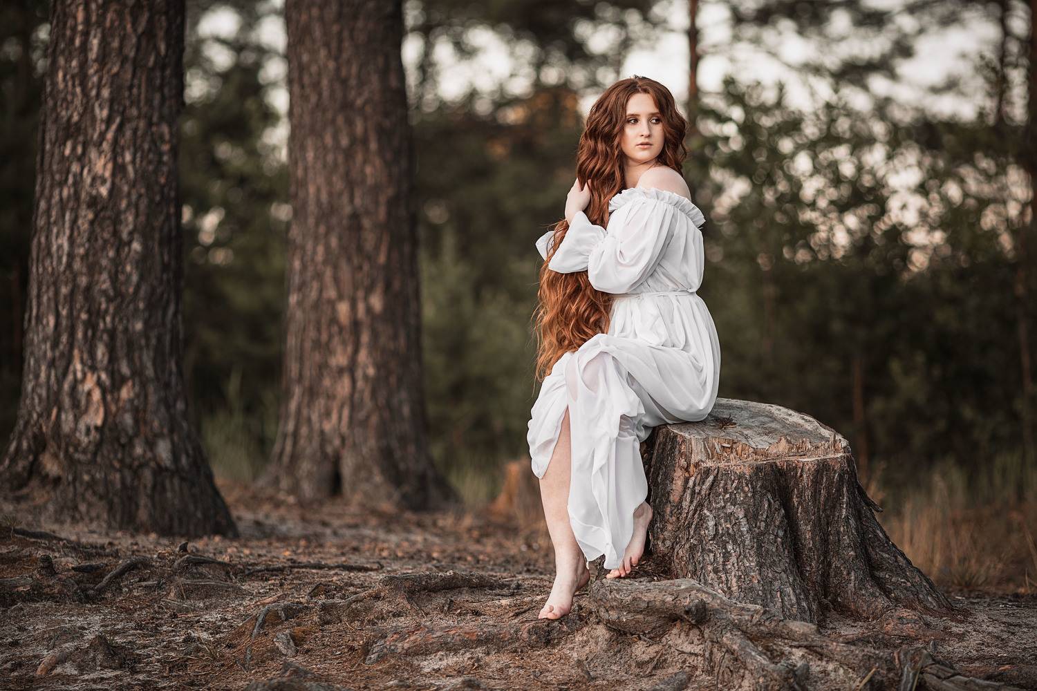 девушка, модель, портрет, фотосессия, природа, лето, закат, girl, model, portrait, photo, nature, summer, sunset, dress, платье, макияж, make-up, кулебаки, Владимир Васильев