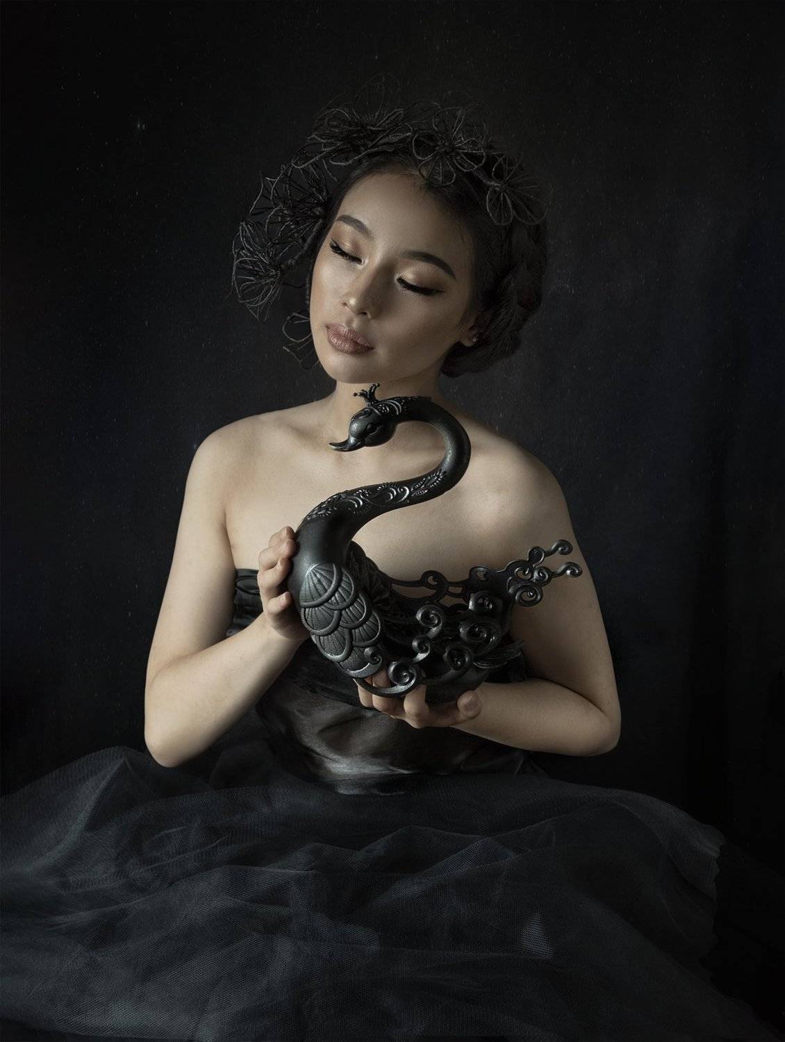 fine art , постановочная фотография ,жанровый портрет, губы , portrait, Natalia Kholodova