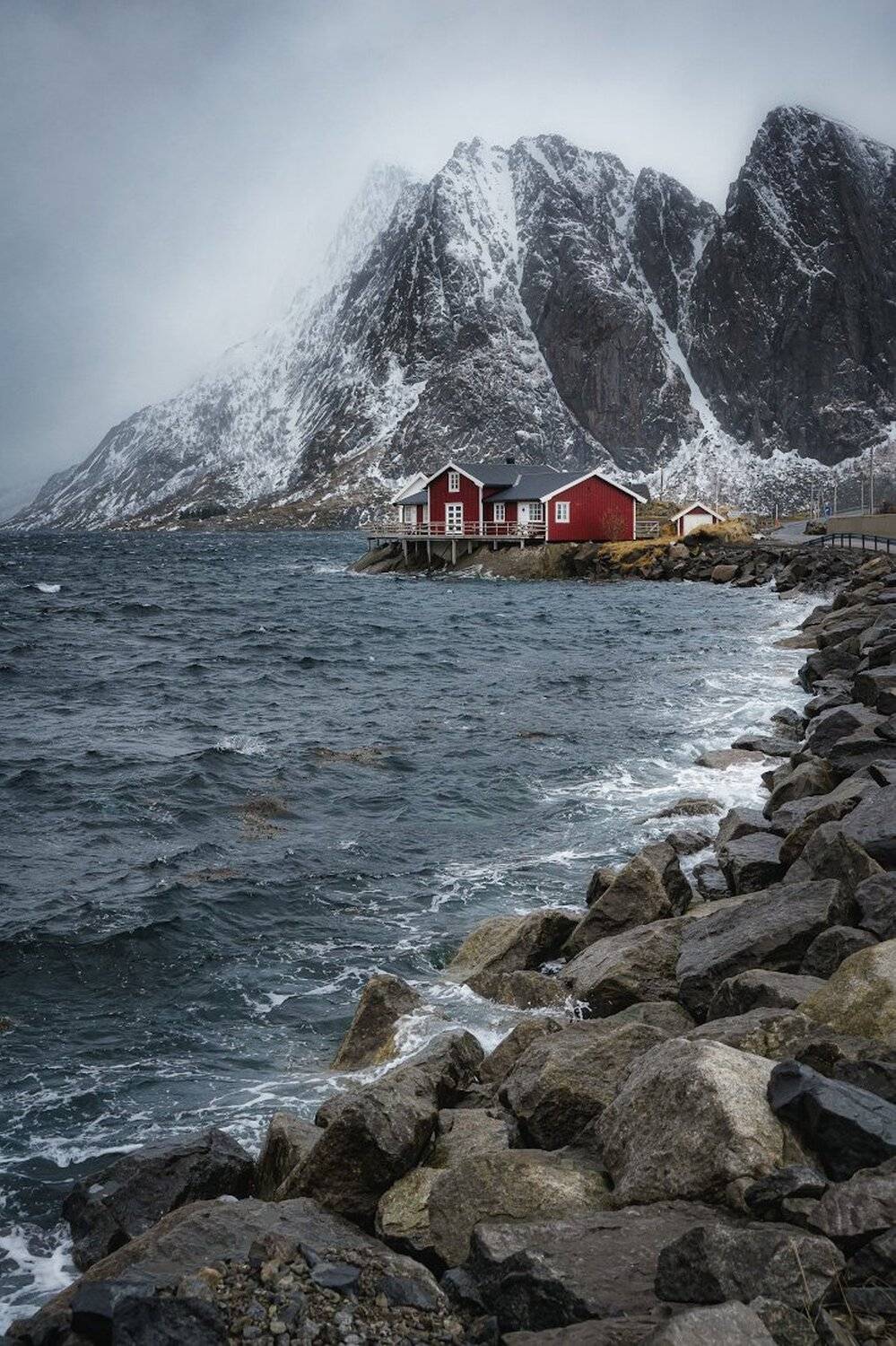 norway, lofoten, islands, winter, dark, storm, Алексей Вымятнин