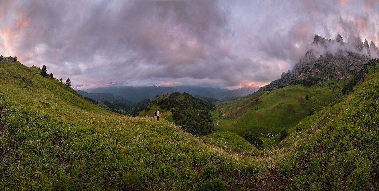 кавказ, ингушетия, заповедник, эрзи, вечер, июль, Николай Мысливцев
