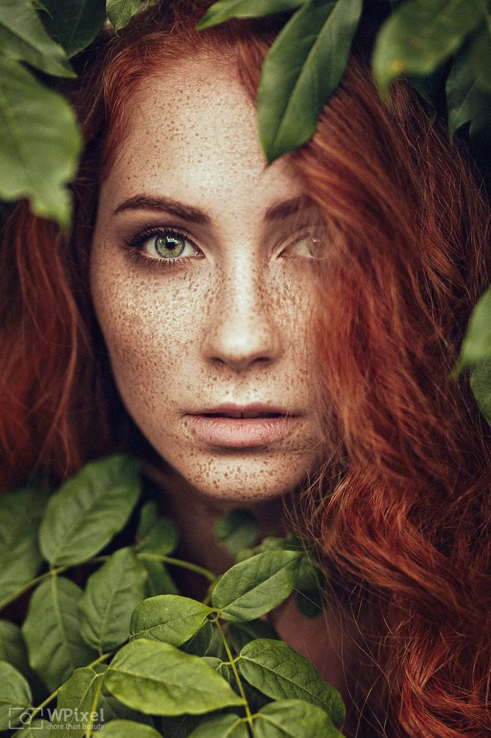 portrait women eyes redhair, Wojtek Polaczkiewicz
