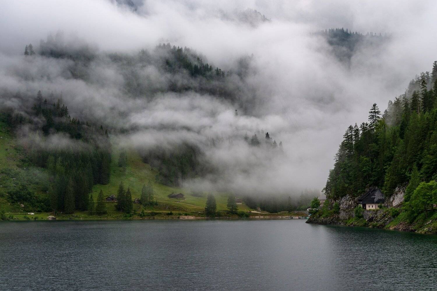 австрия, альпы, горы, озеро, Исаков Дмитрий