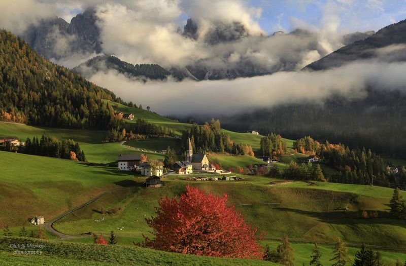 Осень в Доломитовых Альпах фото превью