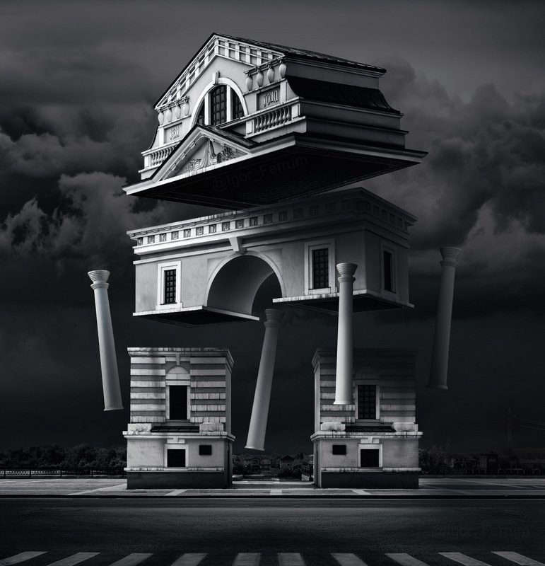 Московские Триумфальные ворота фото превью