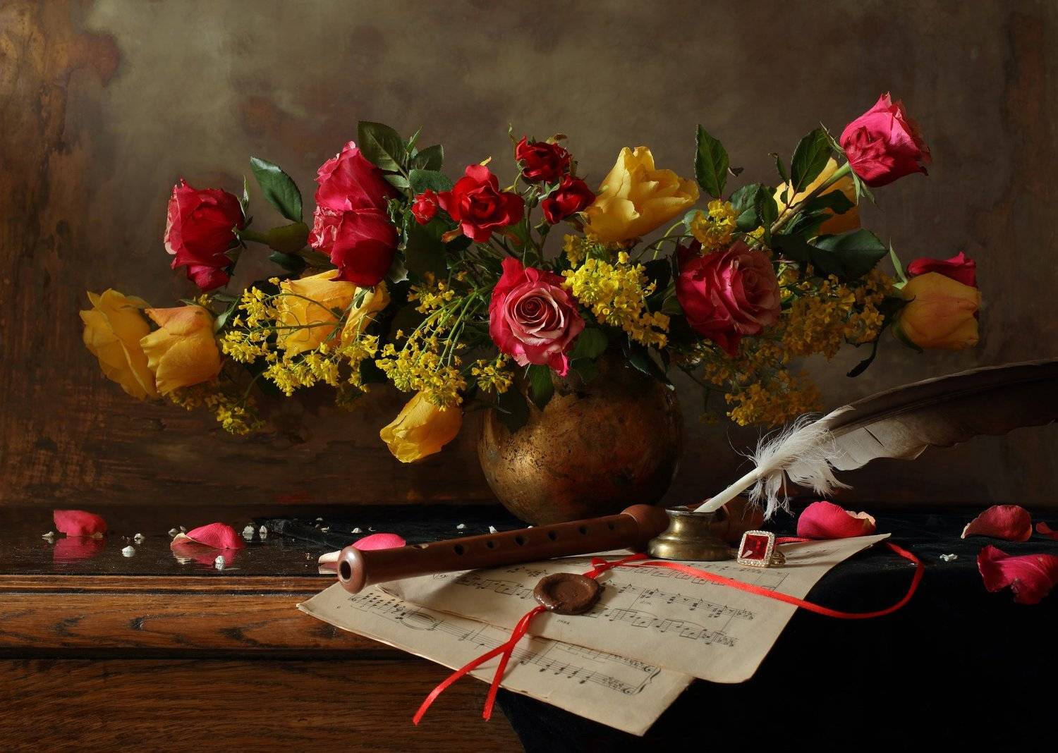 розы, цветы, музыка, Андрей Морозов