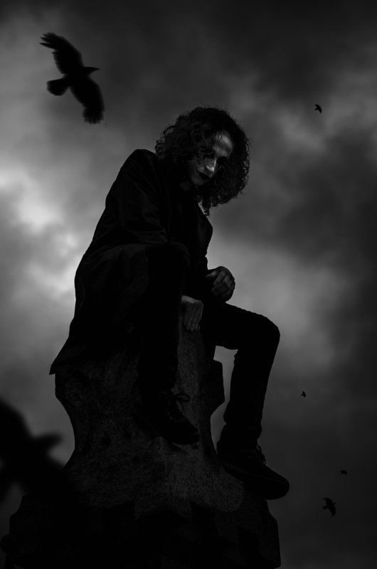#thecrow #brandonlee #cosplay #rain #blackandwhite The Crow фото превью