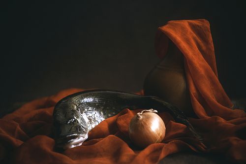 Щука в красном