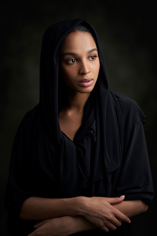 portrait, girl, lowkey, black, beautiful, pretty, eyes, lips, портрет, девушка, look  фото превью