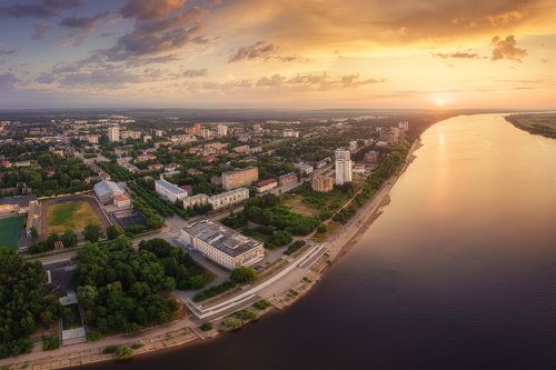 Рассвет над Камой