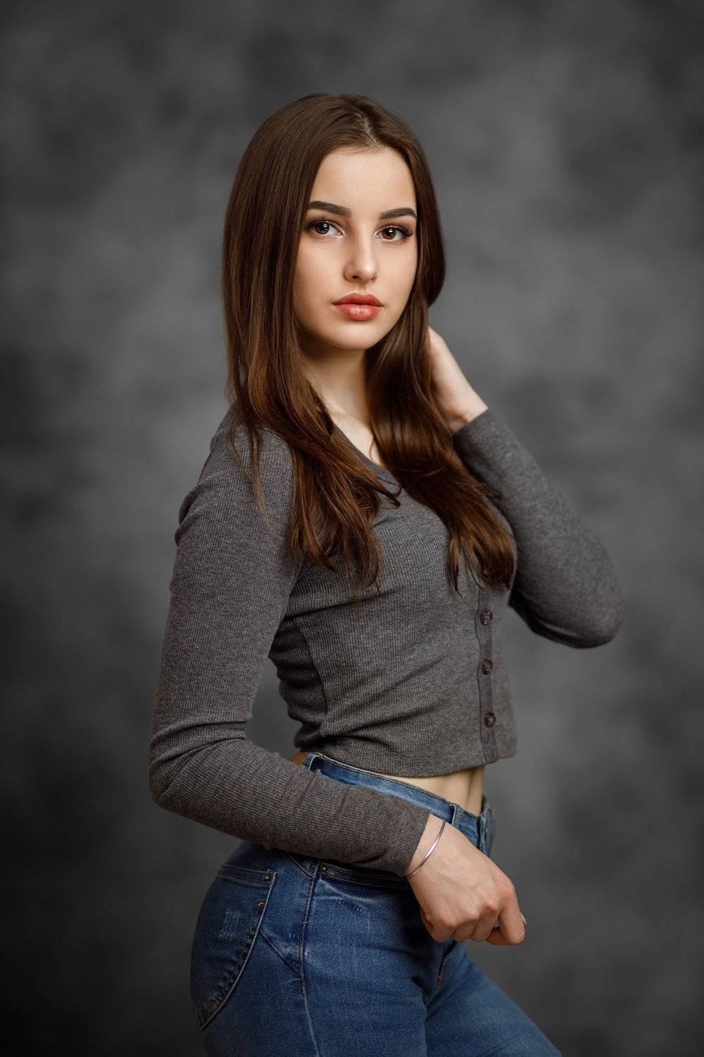 портрет, девушка, Сергеев Сергей