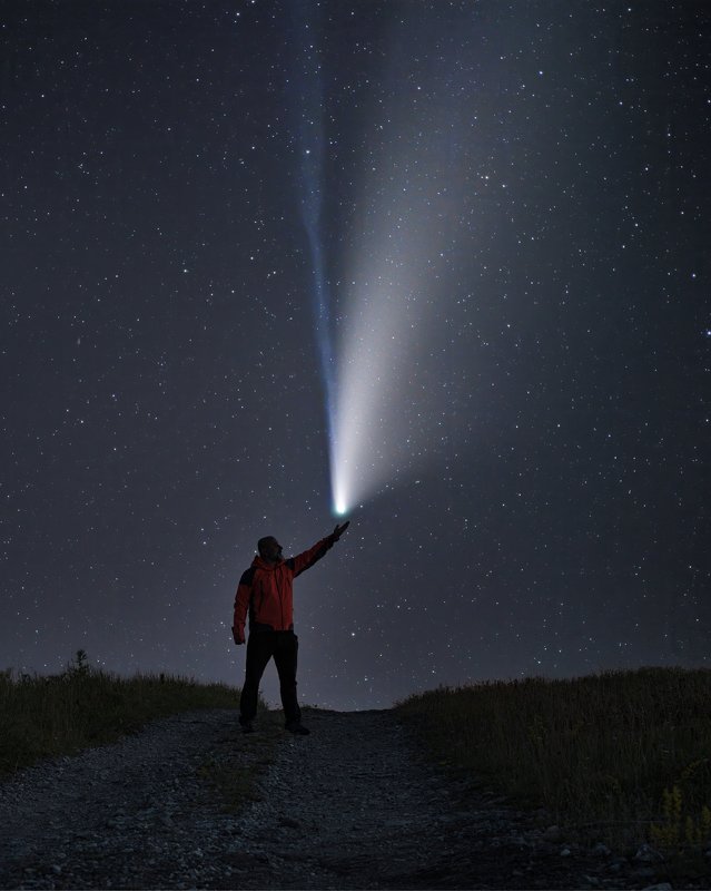 To touch comet Neowise... фото превью