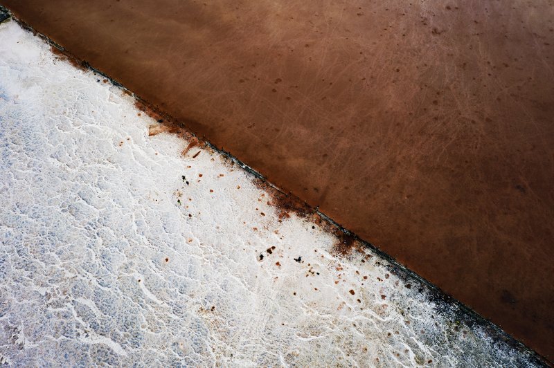 lake, water, salt, aerial The edge фото превью