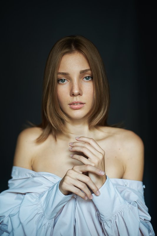 портрет, эмоции, взгляд, красивая, робко, нежно Настя фото превью
