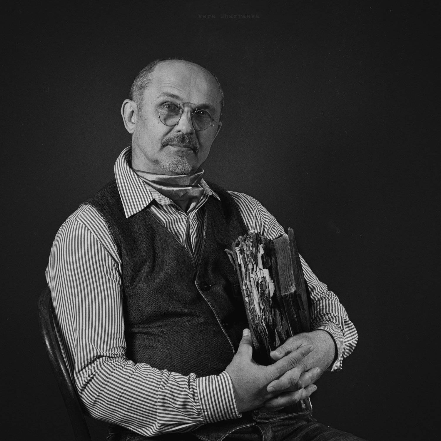 мужской портрет монохром чернобелое постановка, Вера Шамраева