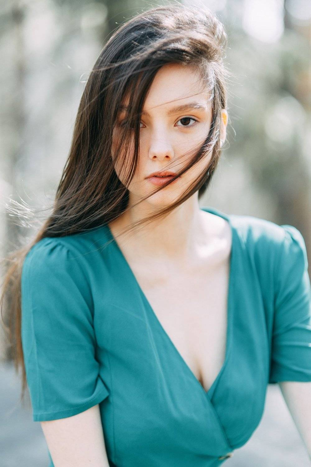 portrait,nature, model, russian girl, sunset, forest, Павел Возмищев