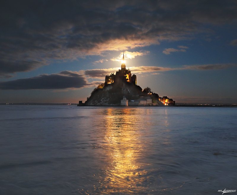 франция,mont saint-michel,france Белые ночи Нормандии фото превью