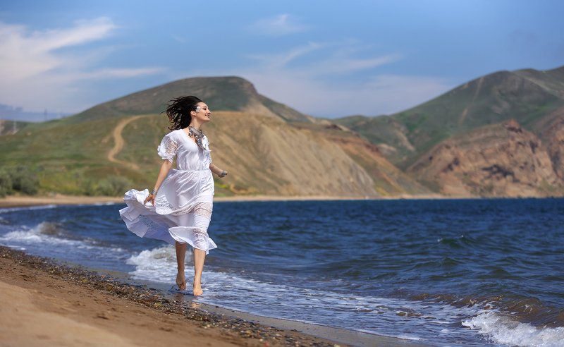 крым, девушка, море, гламур Крымcкий воздух фото превью