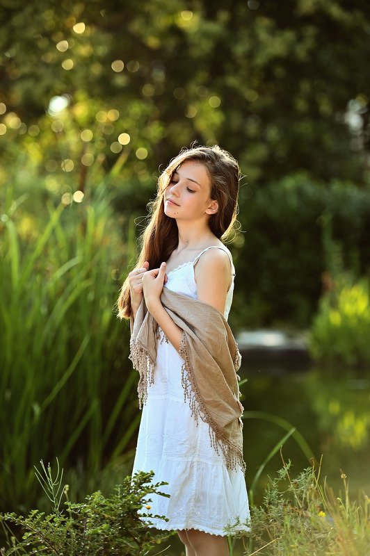 На пруду фото превью