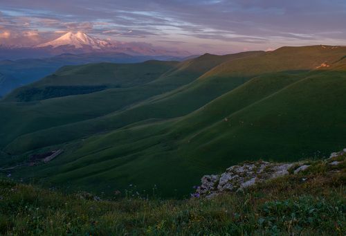 Эльбрус на рассвете