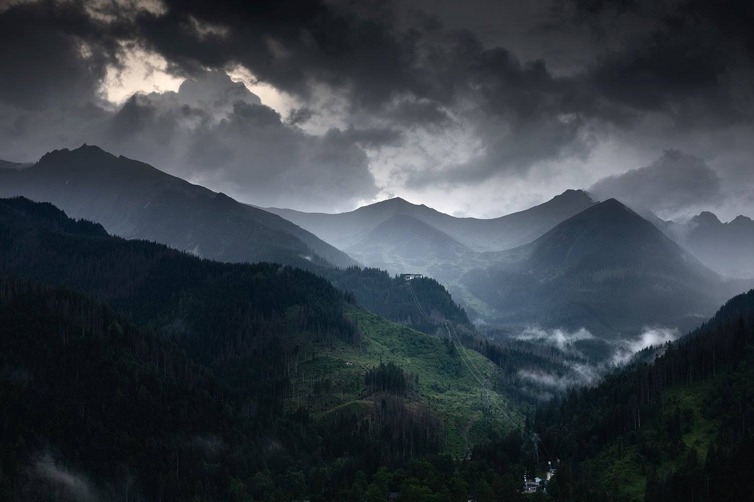 europe, mountains, poland, storm, Michał Kasperczyk