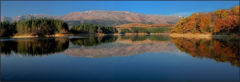 Осень на озере Душанци фото превью