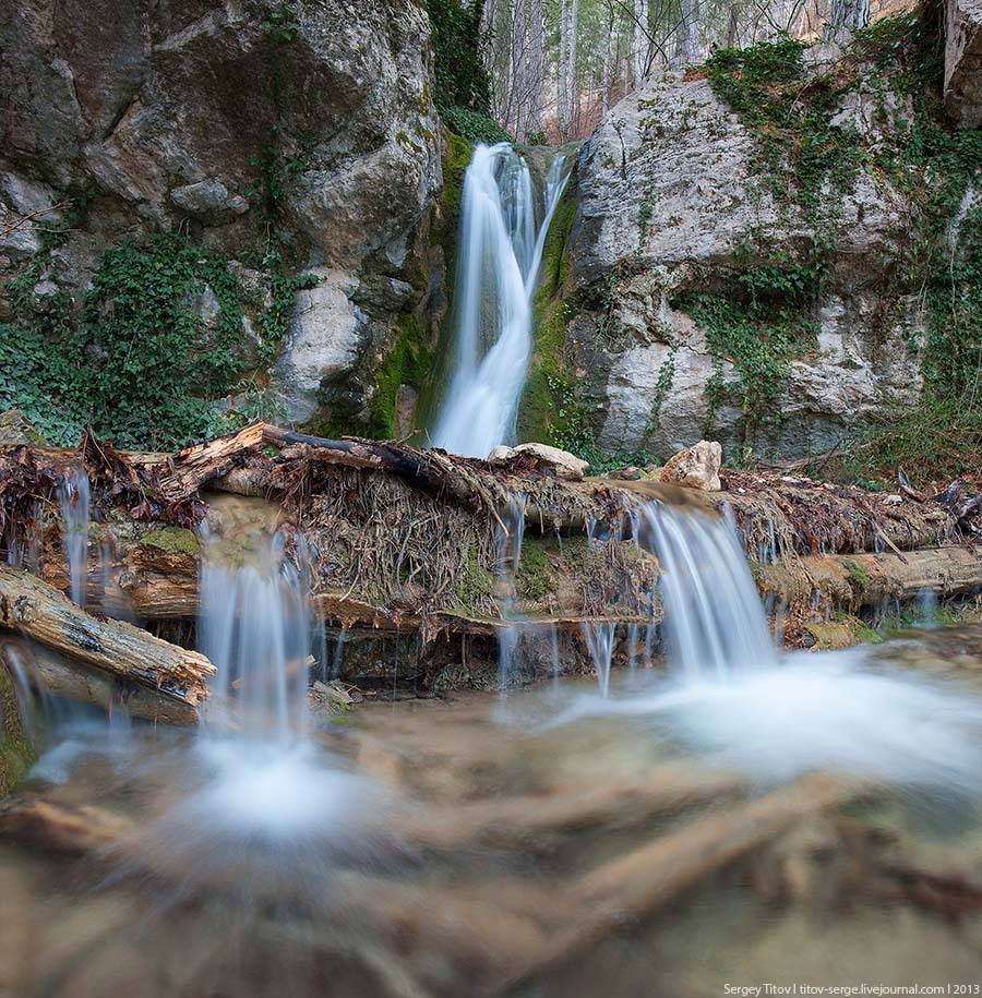 крым, водопад, ялта, Serge Titov