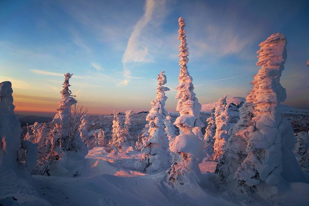 шерегеш, гора зеленая, гора мустаг, вечер, пихты, свет, тени, краски, горная шория, Валерий Пешков