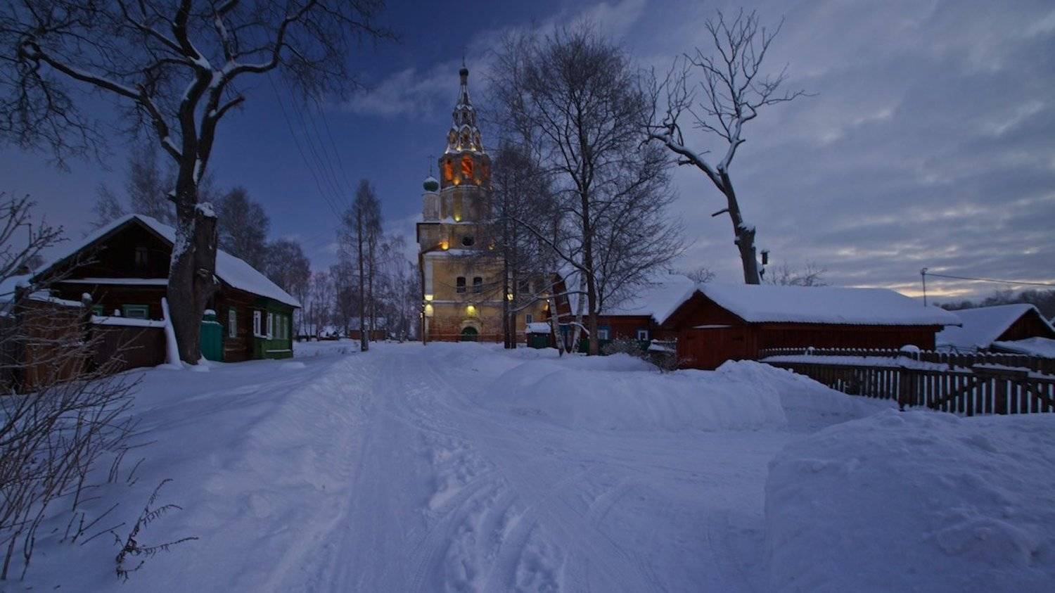 город,утро,храм,рассвет,зима., СПИРИДОНОВ НИКОЛАЙ
