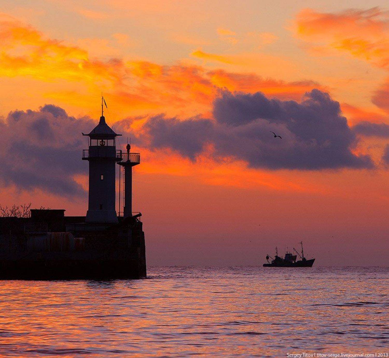 крым, маяк, ялта, Serge Titov