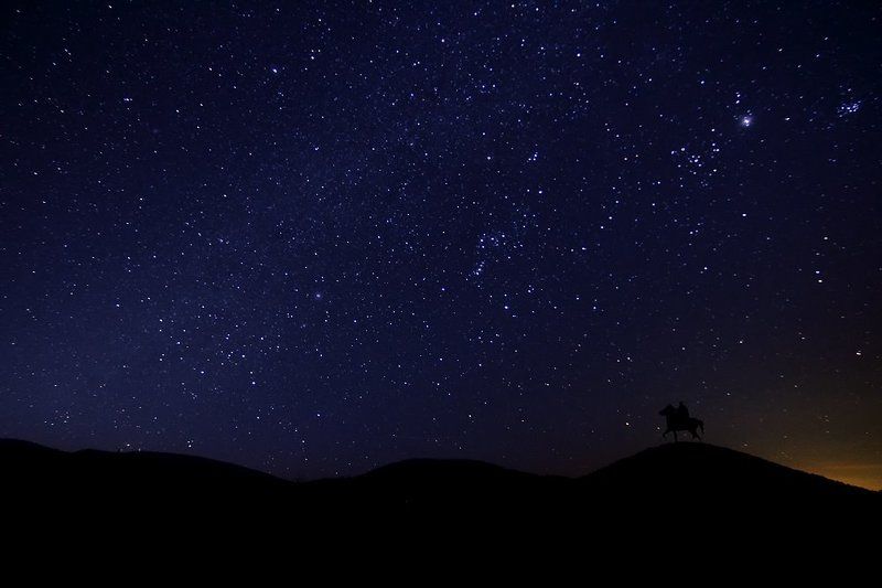 the sky at night фото превью