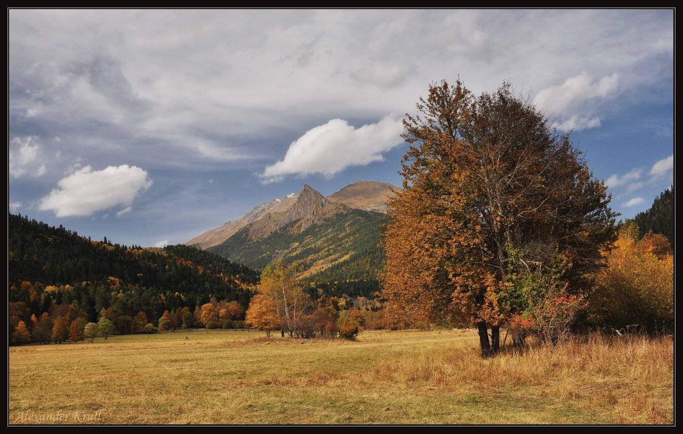 кавказ, кчр, загедан, горы, осень, Александр Круль